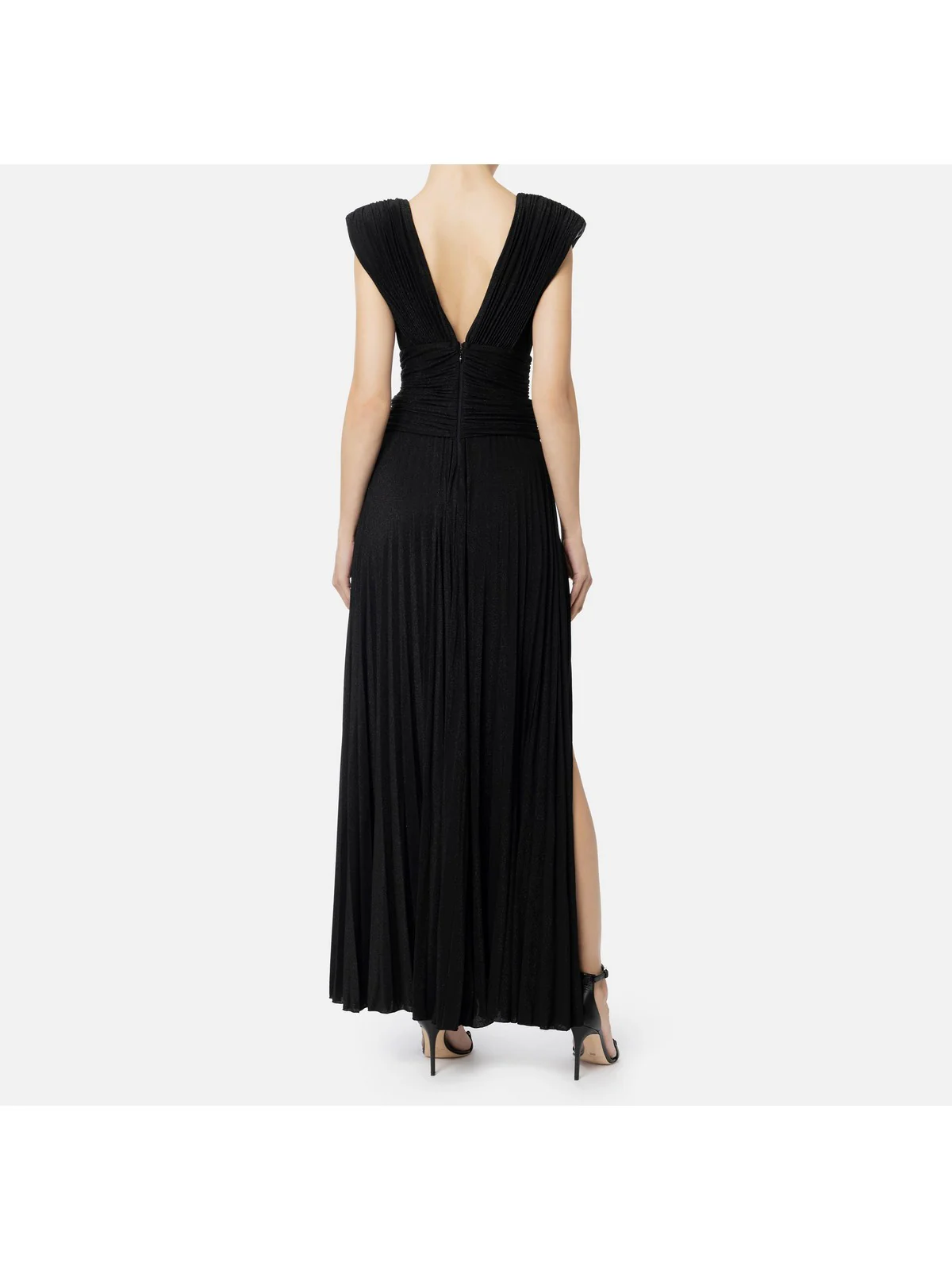ELISABETTA FRANCHI Abito Donna  AB56341E2 110 Nero - Image 3