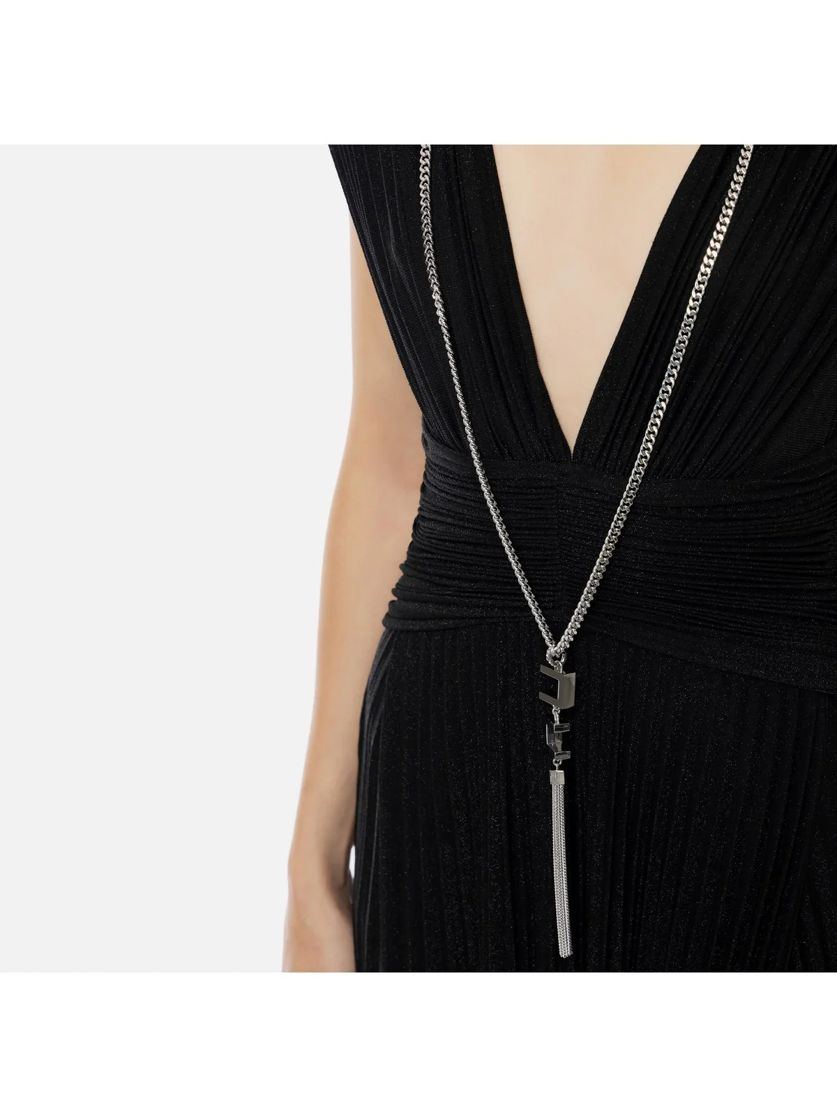 ELISABETTA FRANCHI Abito Donna  AB56341E2 110 Nero - Image 4