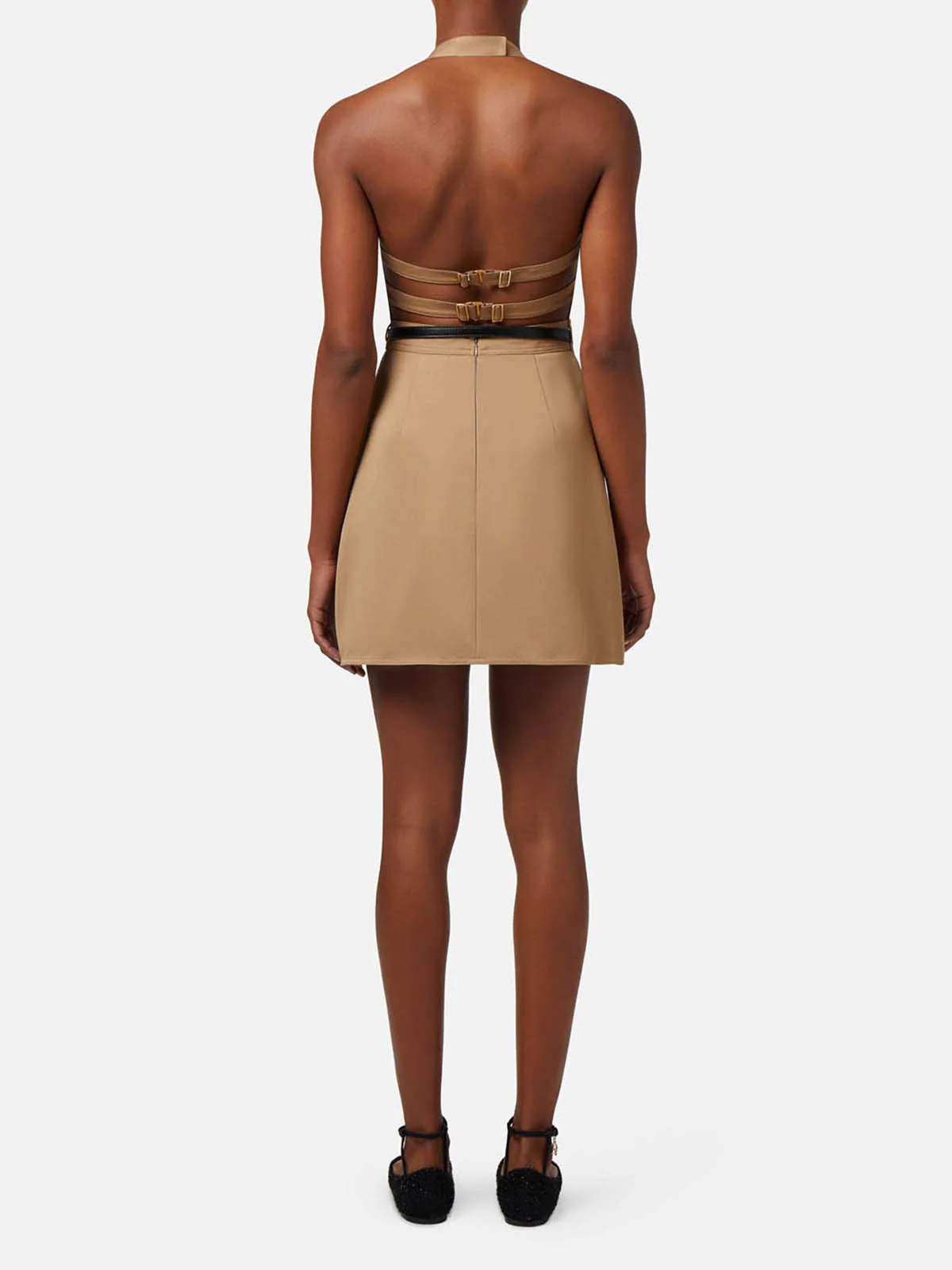ELISABETTA FRANCHI Abito Donna  AB56442E2 390 Marrone - Image 3