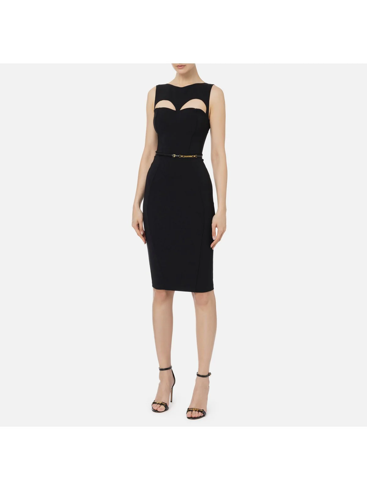 ELISABETTA FRANCHI Abito Donna AB60742E2 110 Nero - Image 2
