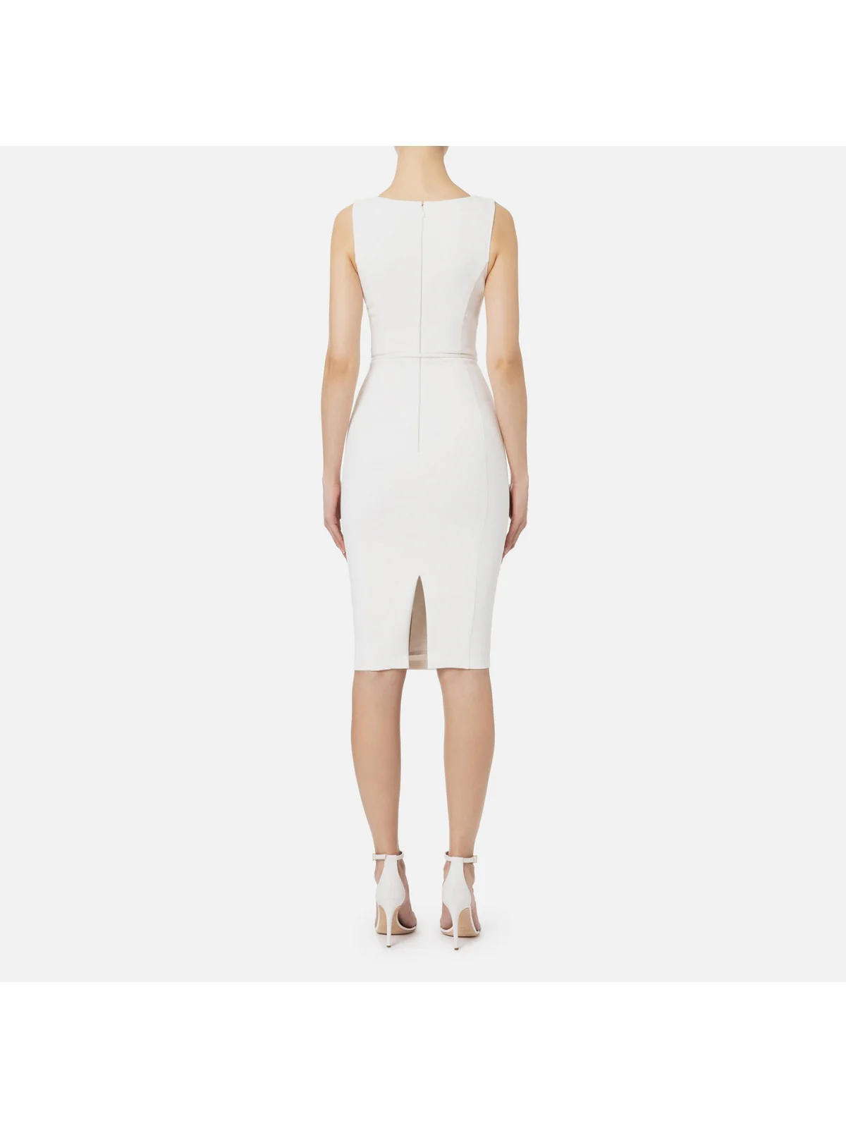 ELISABETTA FRANCHI Abito Donna  AB60742E2 360 Avorio - Image 5