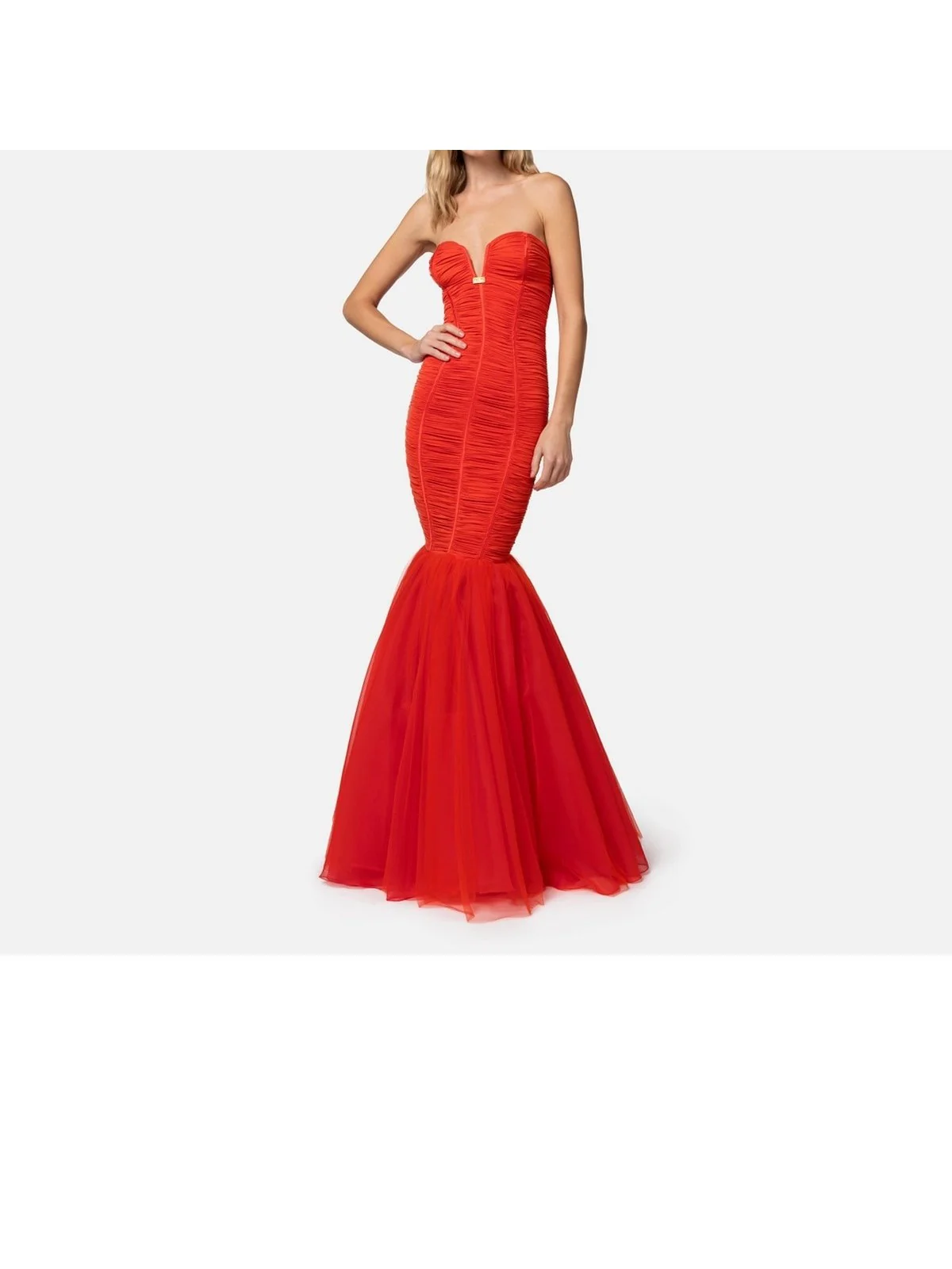 ELISABETTA FRANCHI Abito Donna AB61542E2 800 Rosso - Image 2