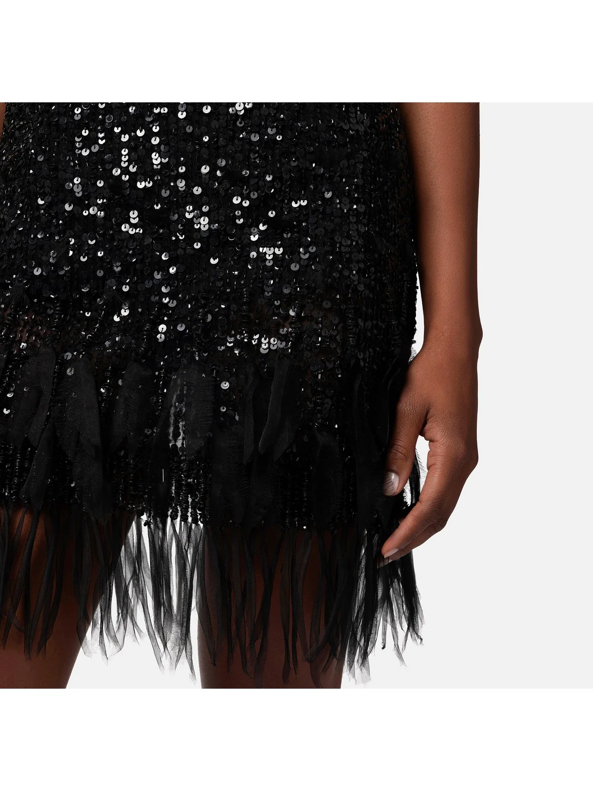 ELISABETTA FRANCHI Abito Donna AB62442E2 110 Nero - Image 4