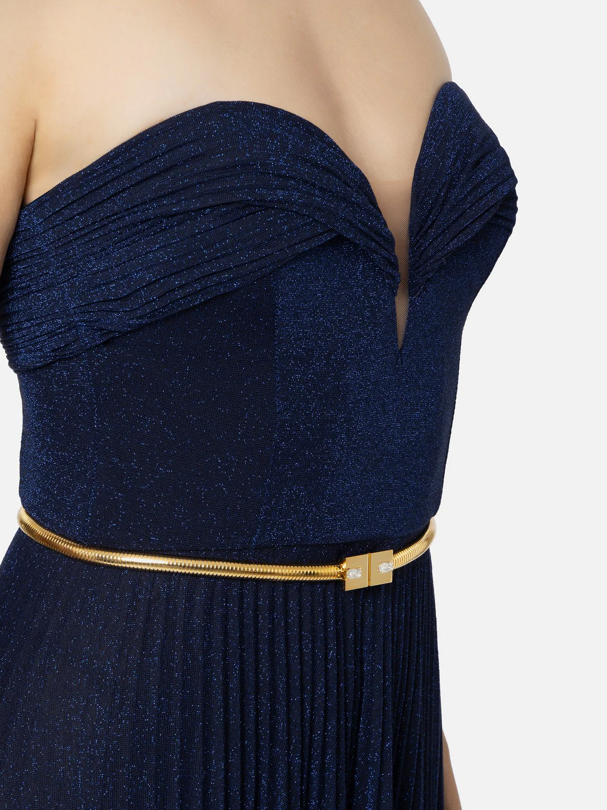 ELISABETTA FRANCHI Abito Donna  AB62847E2 B75 Blu - Image 3