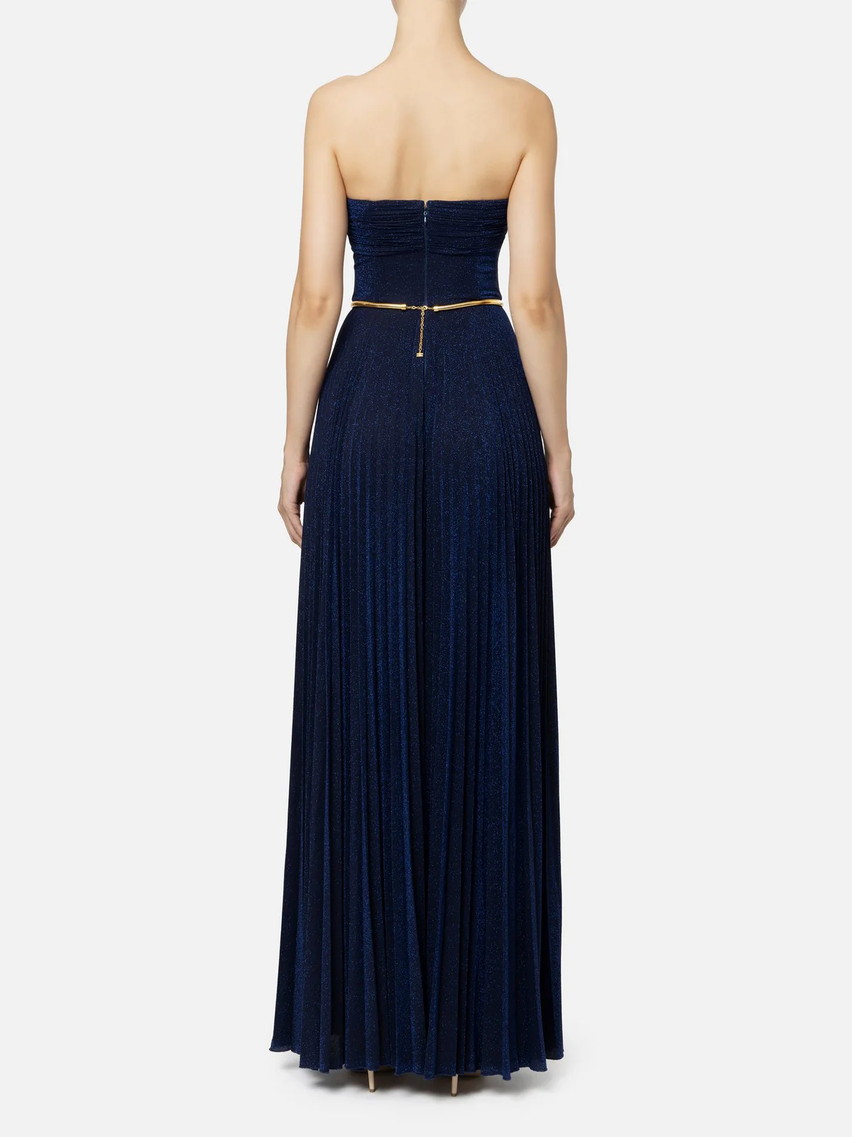 ELISABETTA FRANCHI Abito Donna  AB62847E2 B75 Blu - Image 4