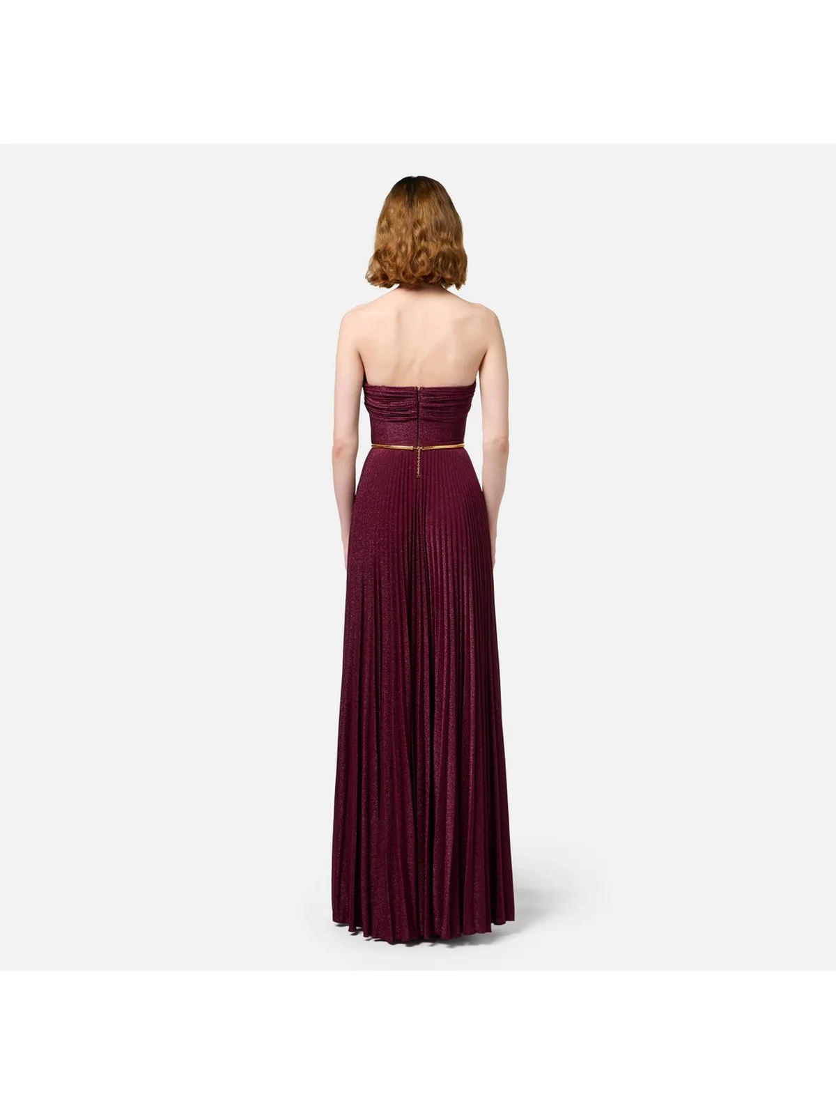 ELISABETTA FRANCHI Abito Donna  AB62847E2 CG3 Rosso - Image 5