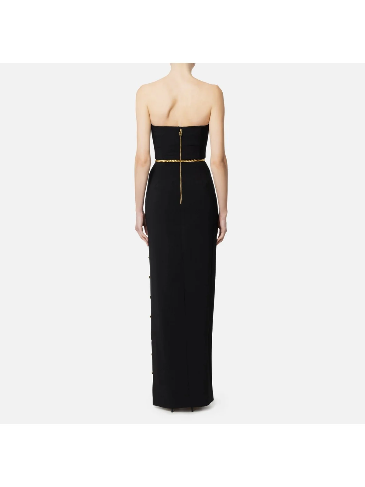 ELISABETTA FRANCHI Abito Donna  AB62946E2 110 Nero - Image 4