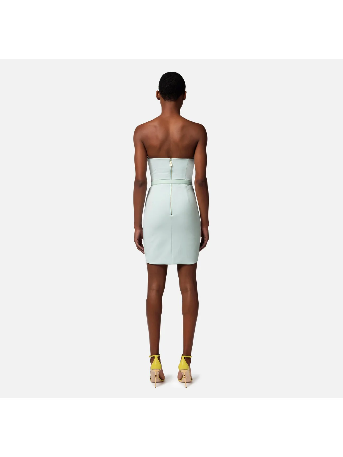 ELISABETTA FRANCHI Abito Donna AB64842E2 BV9 Verde - Image 5