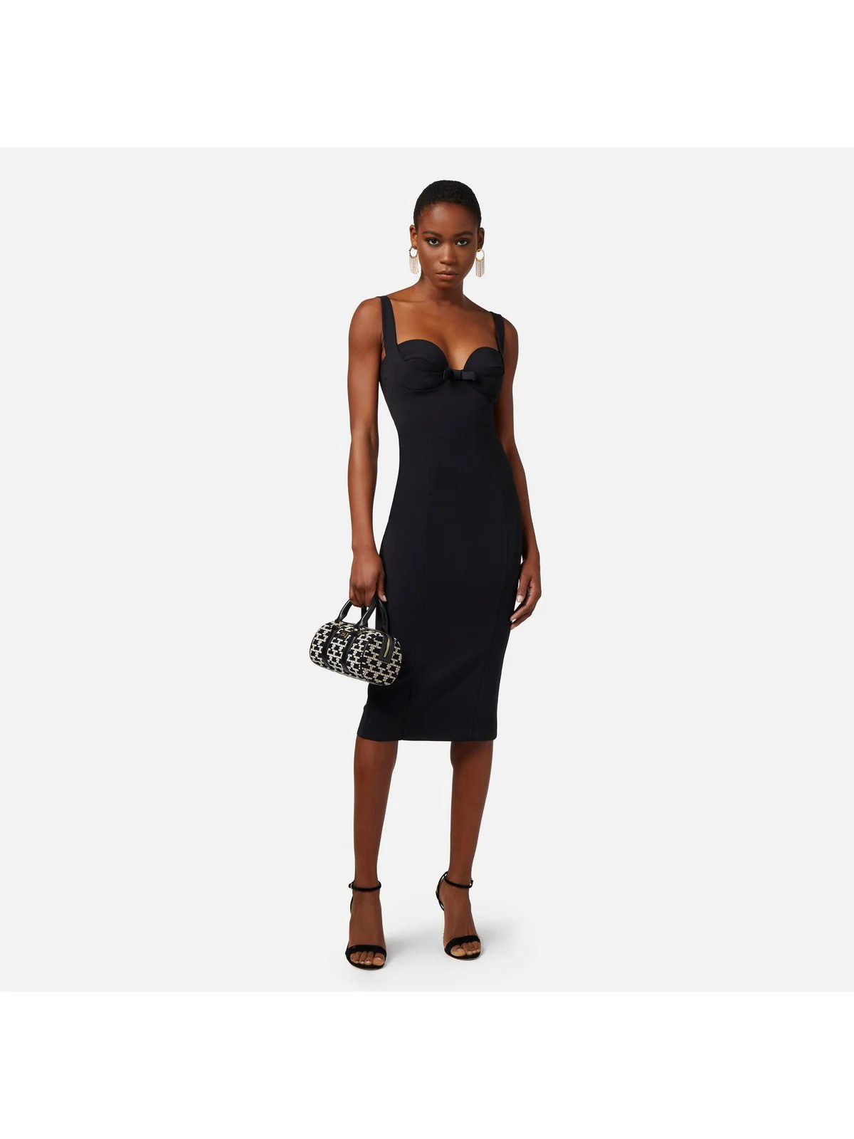 ELISABETTA FRANCHI Abito Donna AB65542E2 110 Nero - Image 2