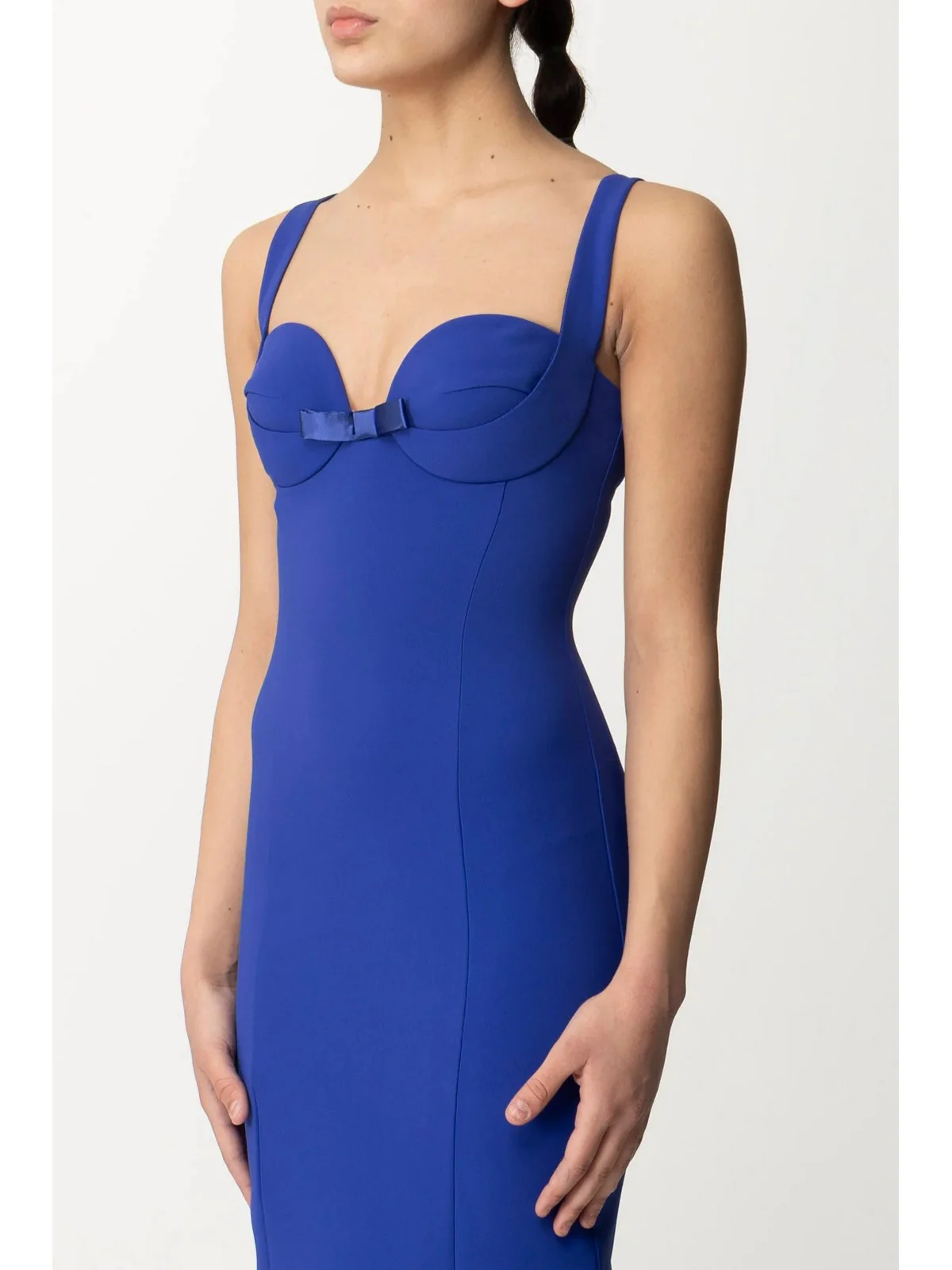 ELISABETTA FRANCHI Abito Donna AB65542E2 828 Blu - Image 3