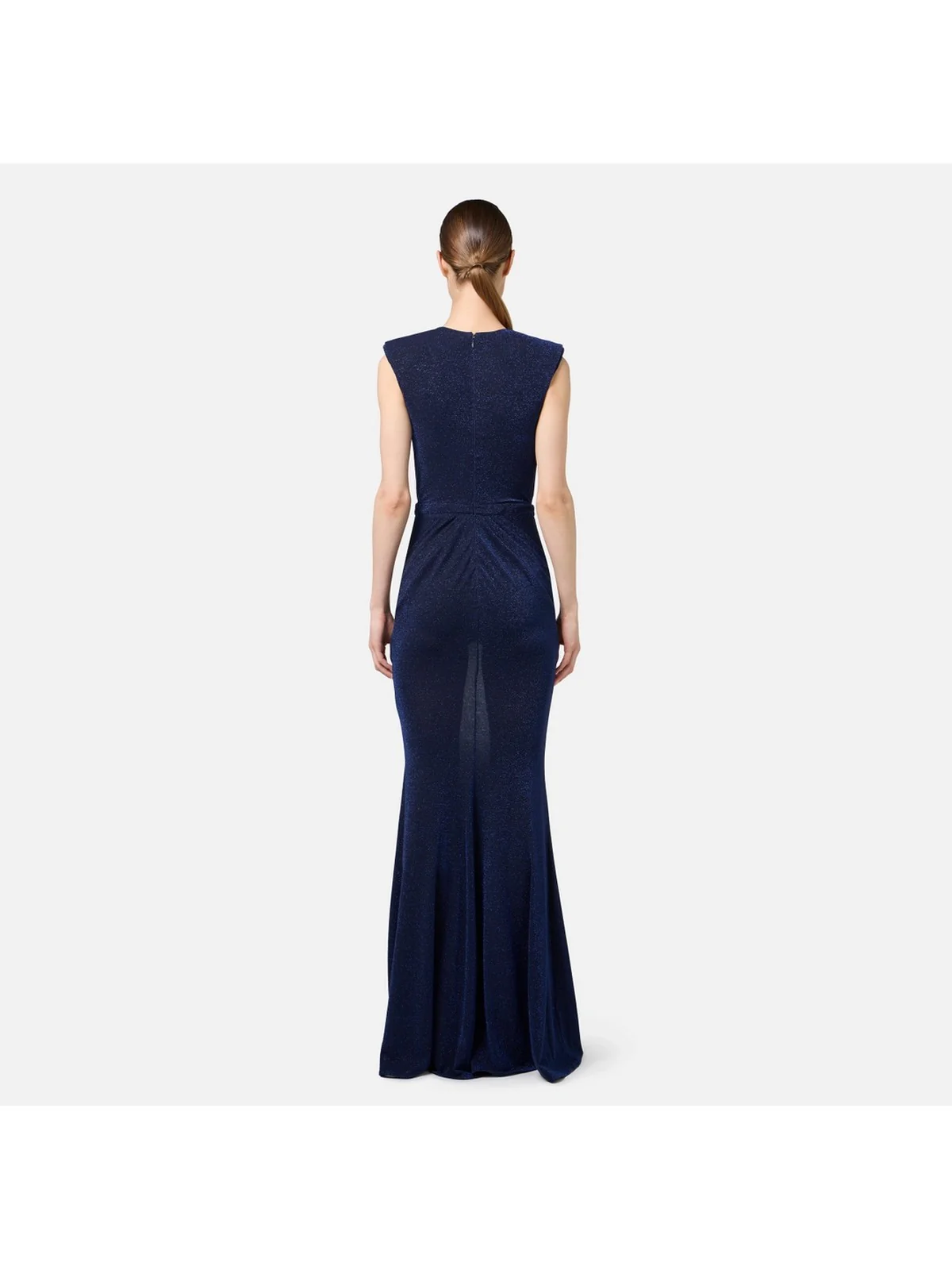 ELISABETTA FRANCHI Abito Donna  AB68547E2 CM5 Blu - Image 5