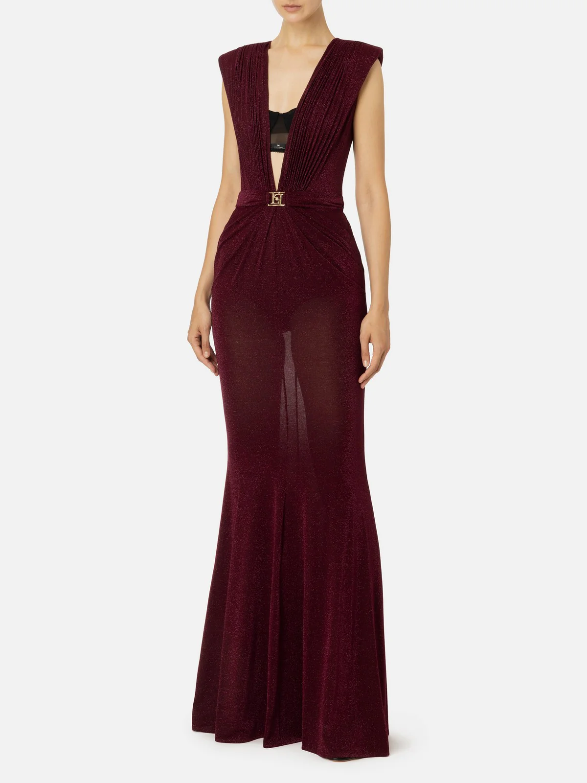 ELISABETTA FRANCHI Abito Donna  AB68547E2 CM7 Rosso - Image 2
