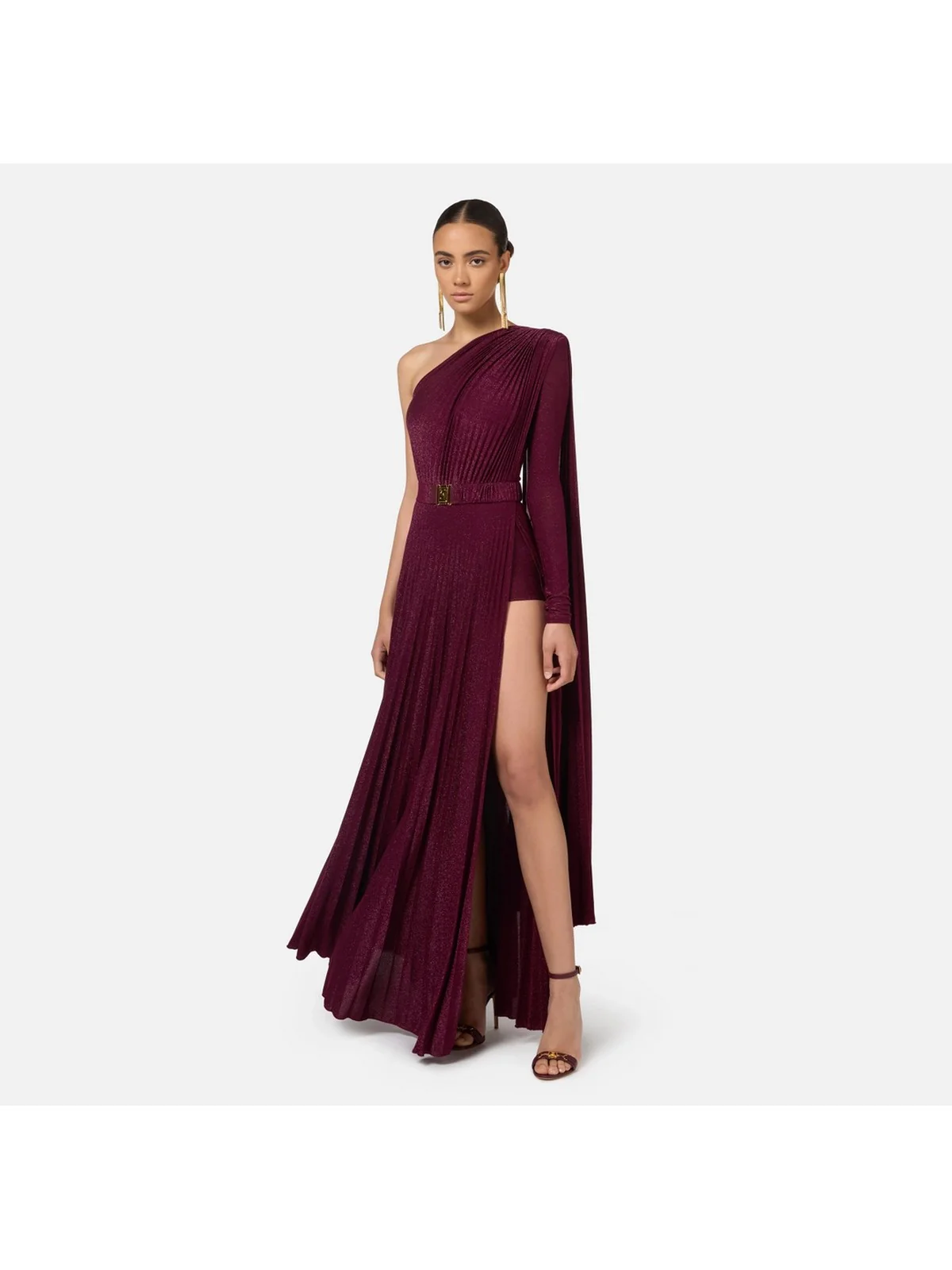 ELISABETTA FRANCHI Abito Donna  AB68646E2 CG3 Rosso - Image 2