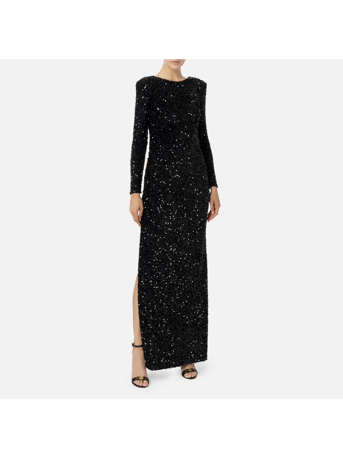 ELISABETTA FRANCHI Abito Donna  AB69447E2 110 Nero - Image 6