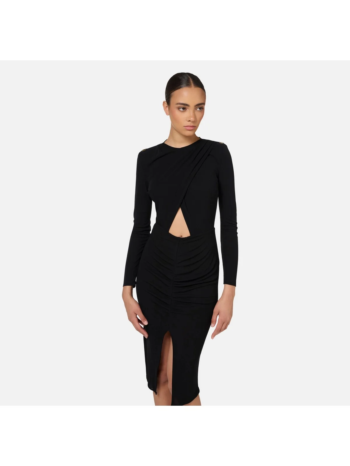 ELISABETTA FRANCHI Abito Donna  AB69846E2 110 Nero - Image 3