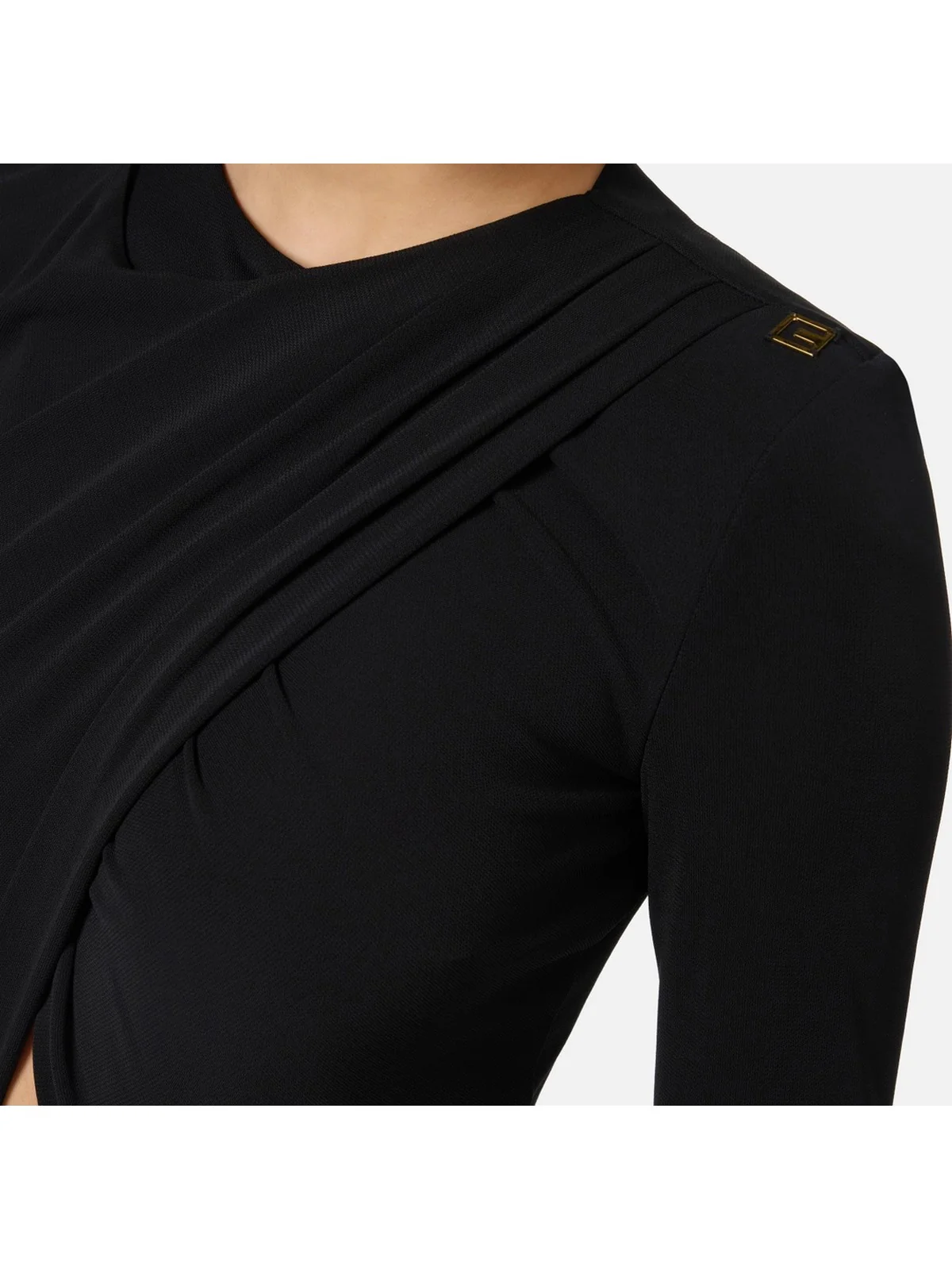 ELISABETTA FRANCHI Abito Donna  AB69846E2 110 Nero - Image 4