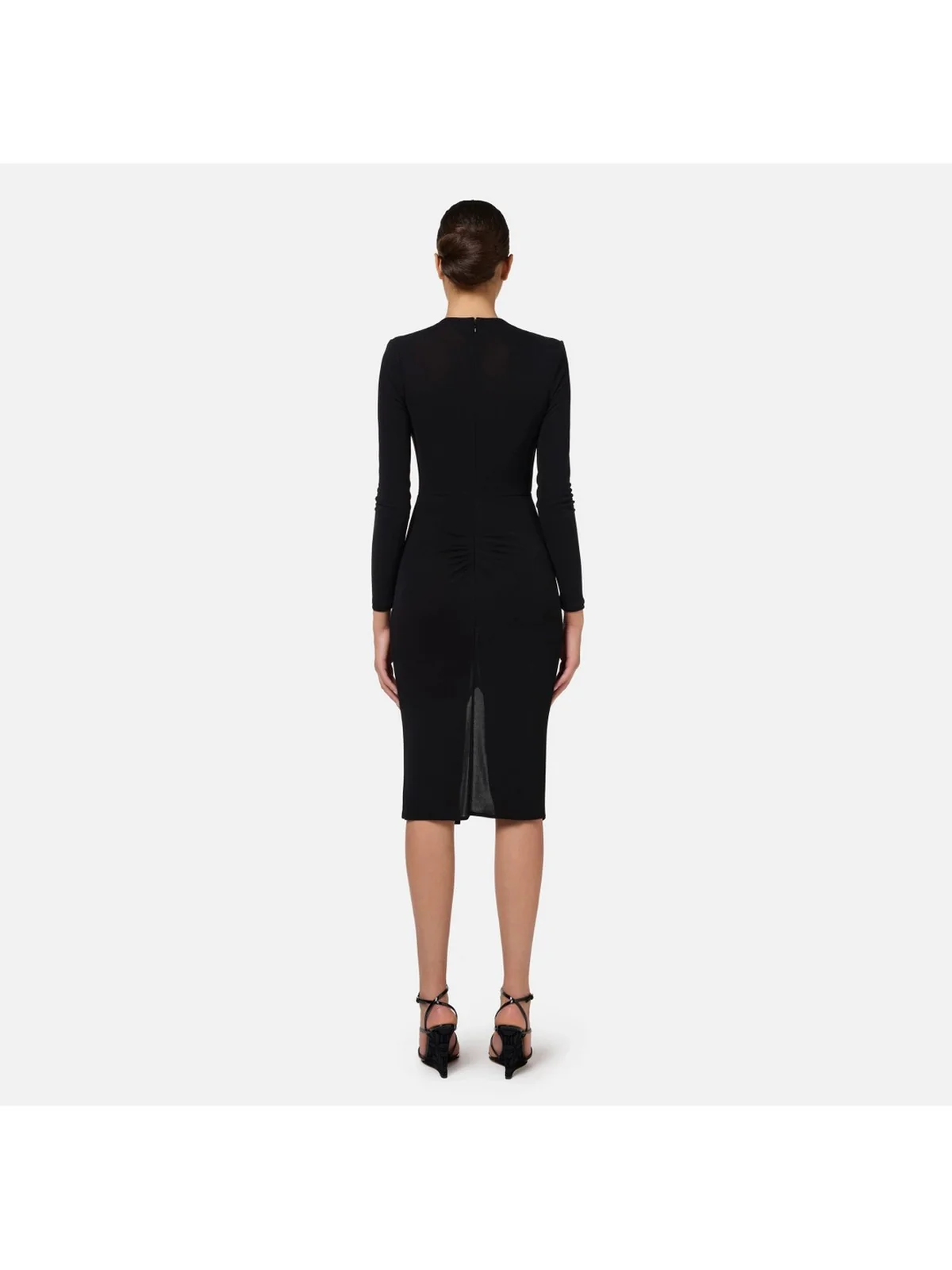 ELISABETTA FRANCHI Abito Donna  AB69846E2 110 Nero - Image 5