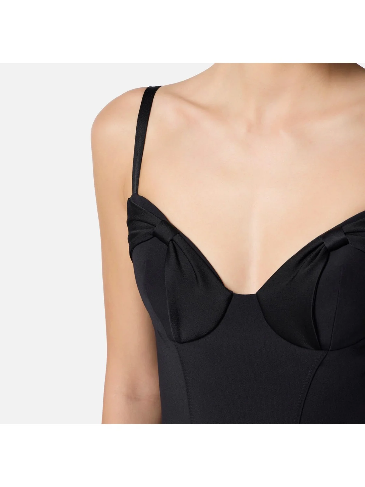ELISABETTA FRANCHI Abito Donna  AB70251E2-110 Nero - Image 4