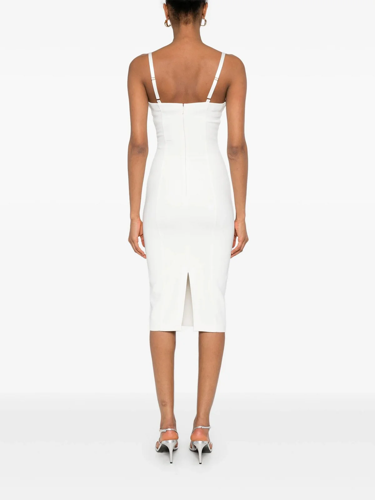 ELISABETTA FRANCHI Abito Donna AB70251E2-360 Avorio - Image 4
