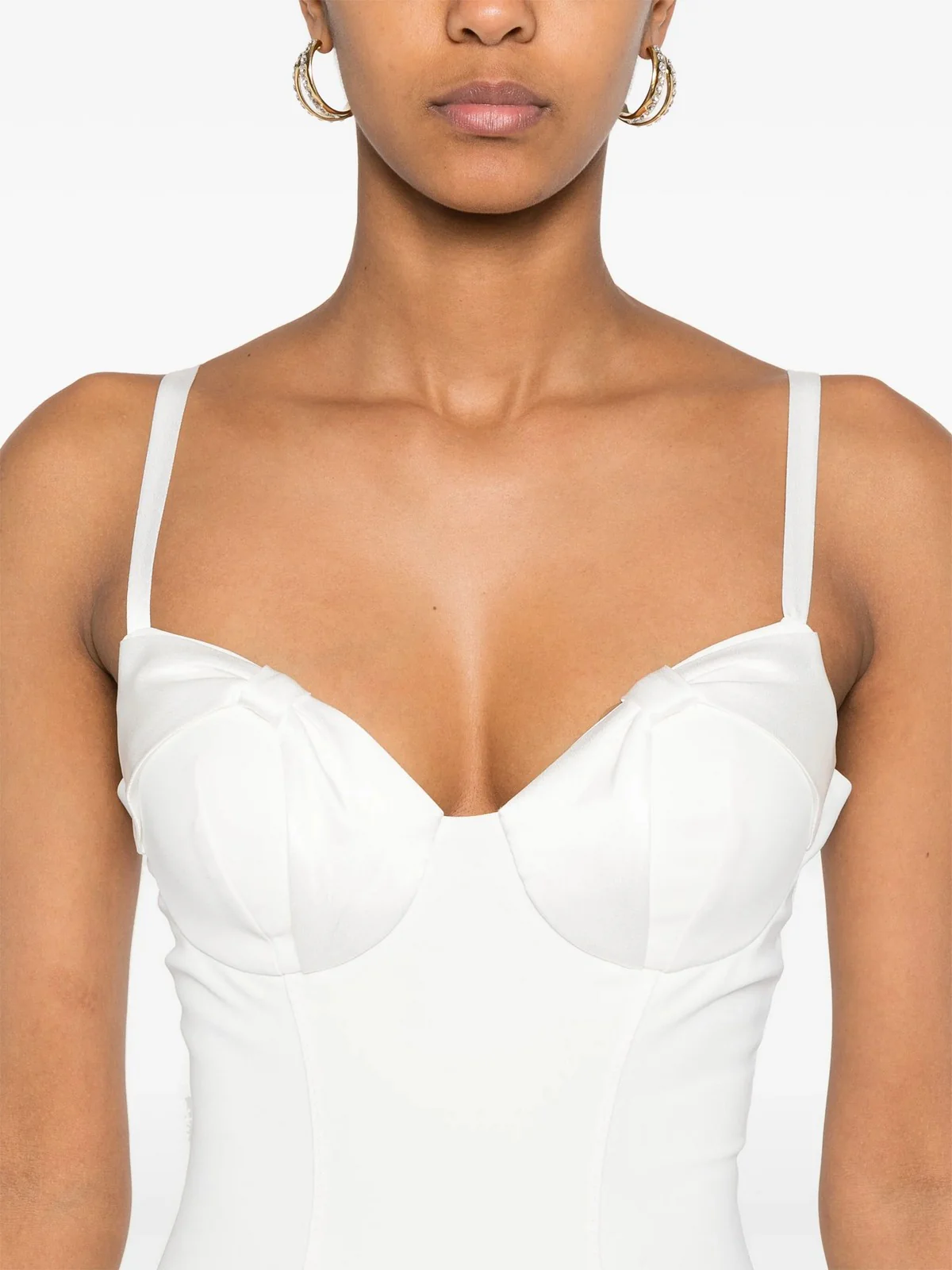 ELISABETTA FRANCHI Abito Donna AB70251E2-360 Avorio - Image 5
