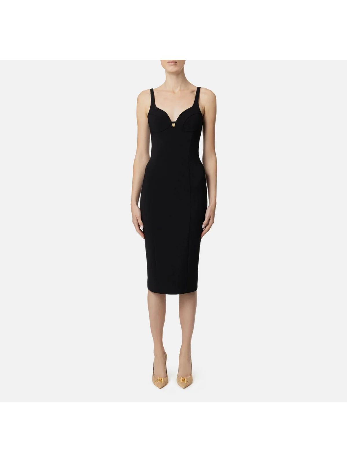 ELISABETTA FRANCHI Abito Donna  AB71146E2 110 Nero - Image 2