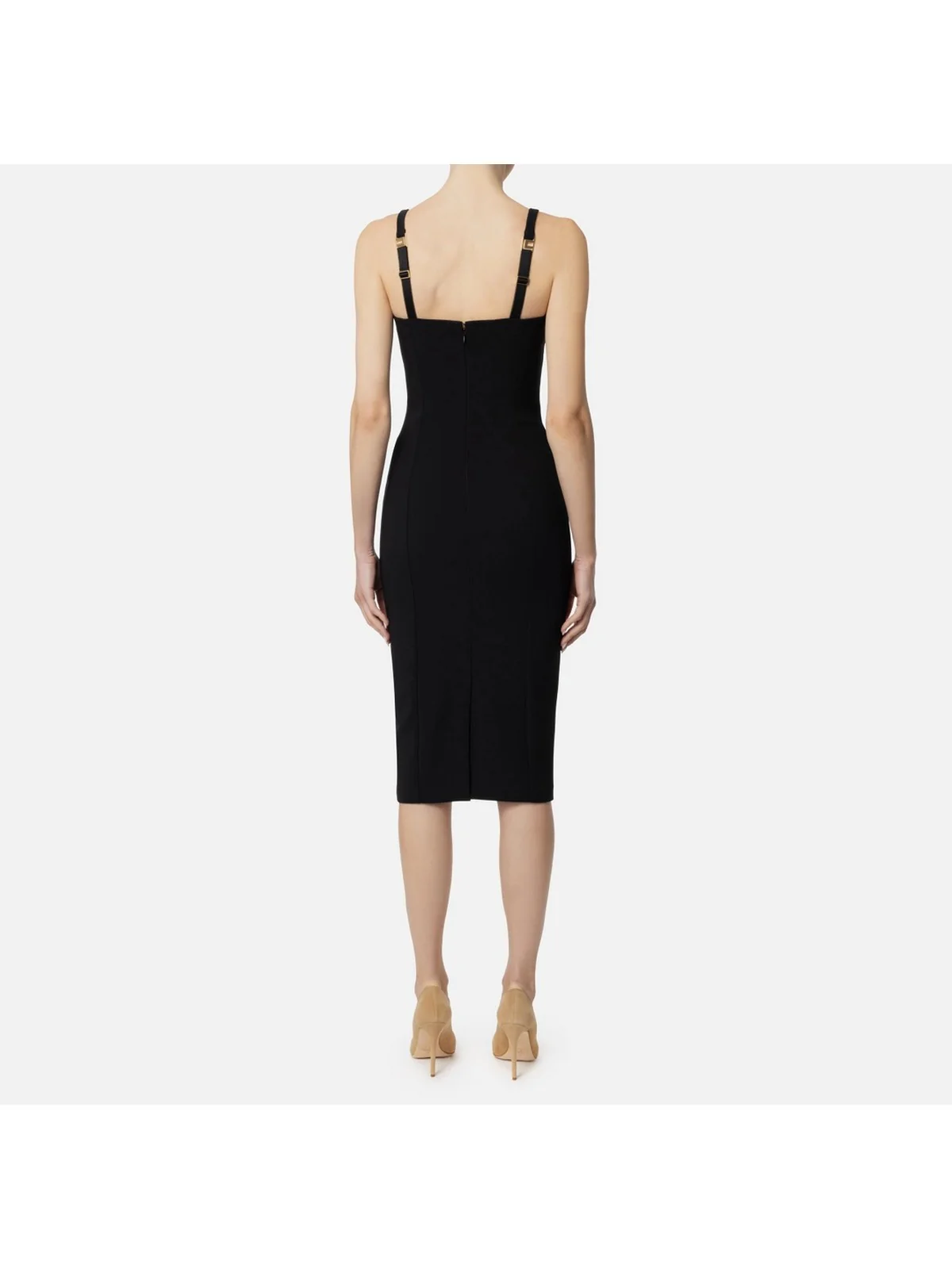 ELISABETTA FRANCHI Abito Donna  AB71146E2 110 Nero - Image 5