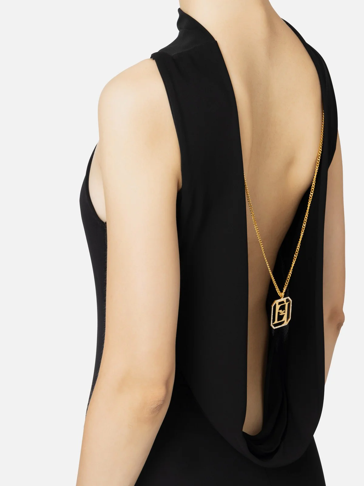 ELISABETTA FRANCHI Abito Donna  AB71647E2 110 Nero - Image 3