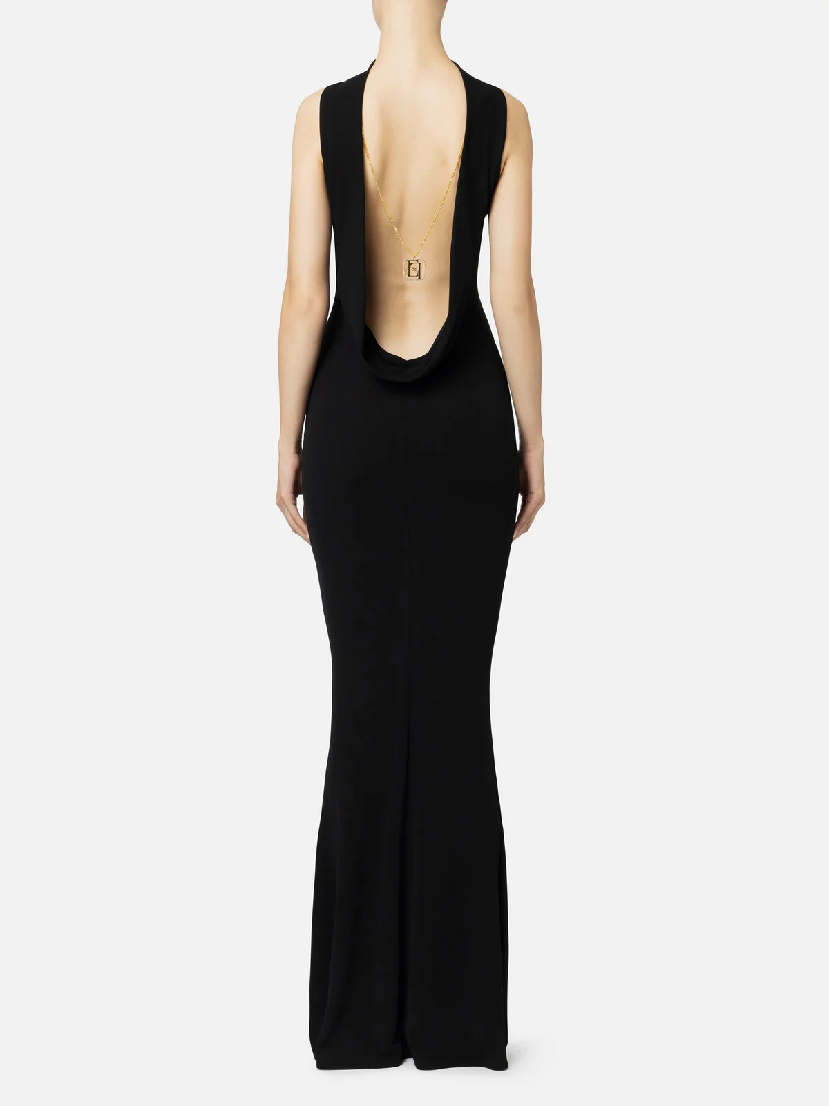 ELISABETTA FRANCHI Abito Donna  AB71647E2 110 Nero - Image 4