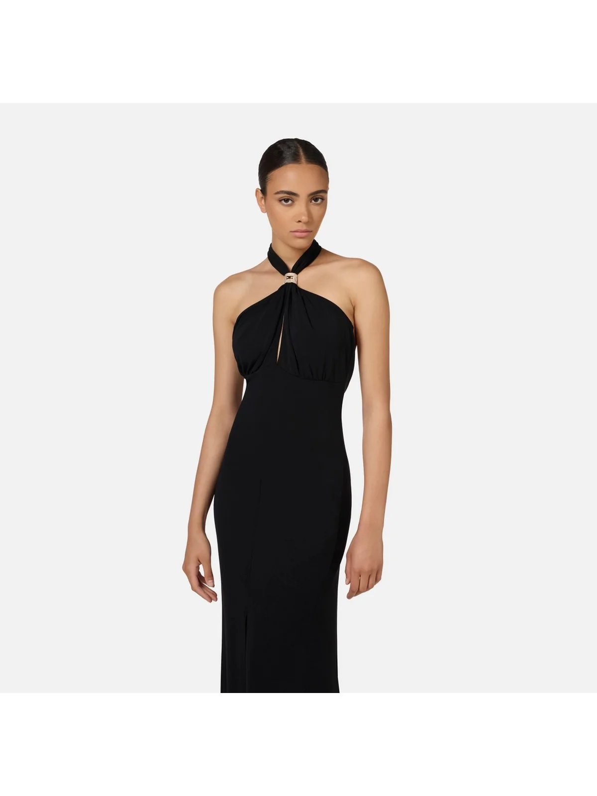ELISABETTA FRANCHI Abito Donna  AB71747E2 110 Nero - Image 5