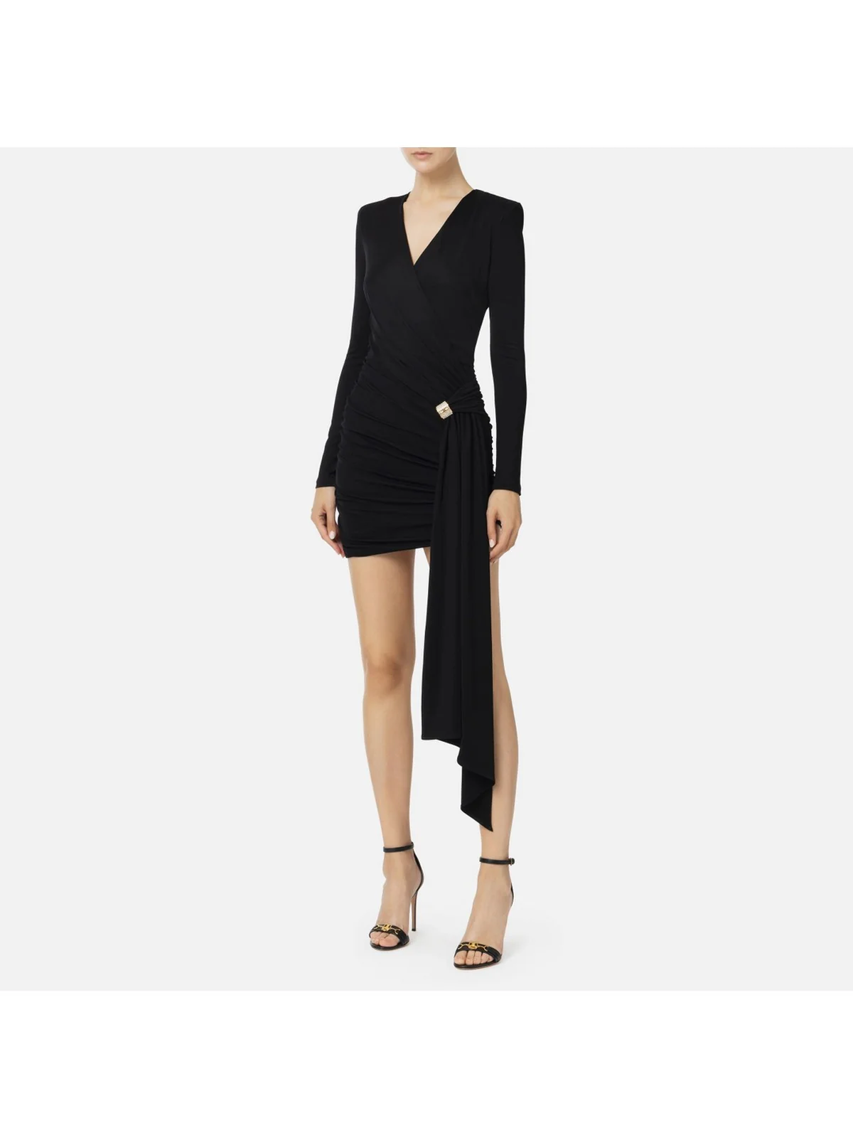 ELISABETTA FRANCHI Abito Donna  AB71947E2 110 Nero - Image 4
