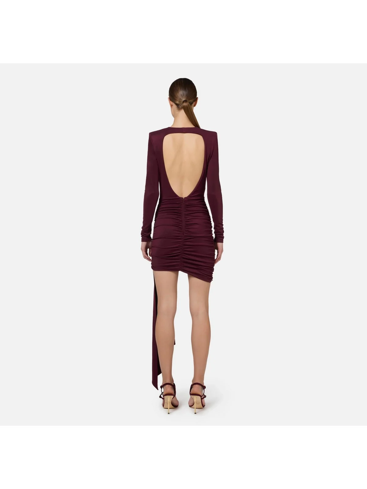 ELISABETTA FRANCHI Abito Donna  AB71947E2 CG3 Rosso - Image 5