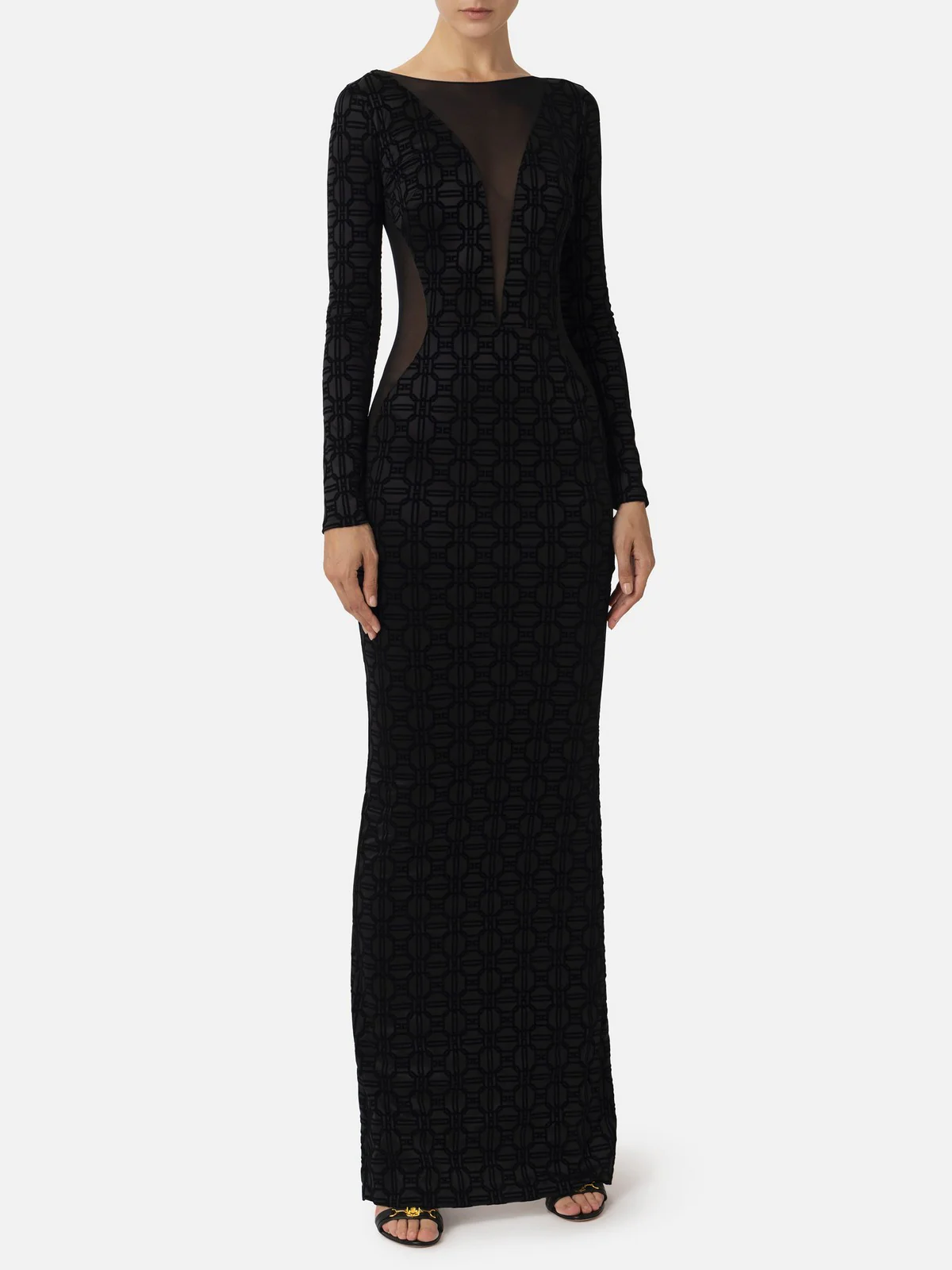 ELISABETTA FRANCHI Abito Donna  AB73747E2 110 Nero - Image 2