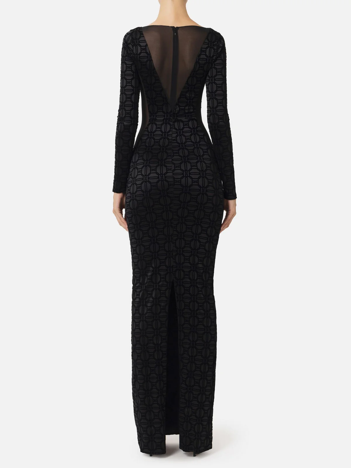 ELISABETTA FRANCHI Abito Donna  AB73747E2 110 Nero - Image 4
