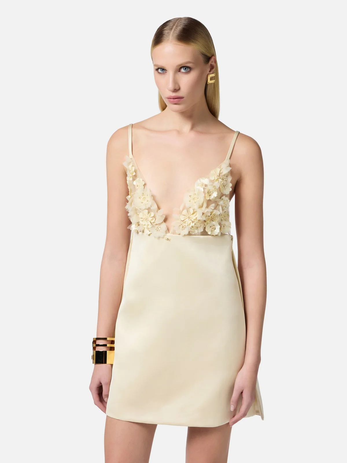 ELISABETTA FRANCHI Abito Donna  AB73752E2-DC7 Giallo - Image 3
