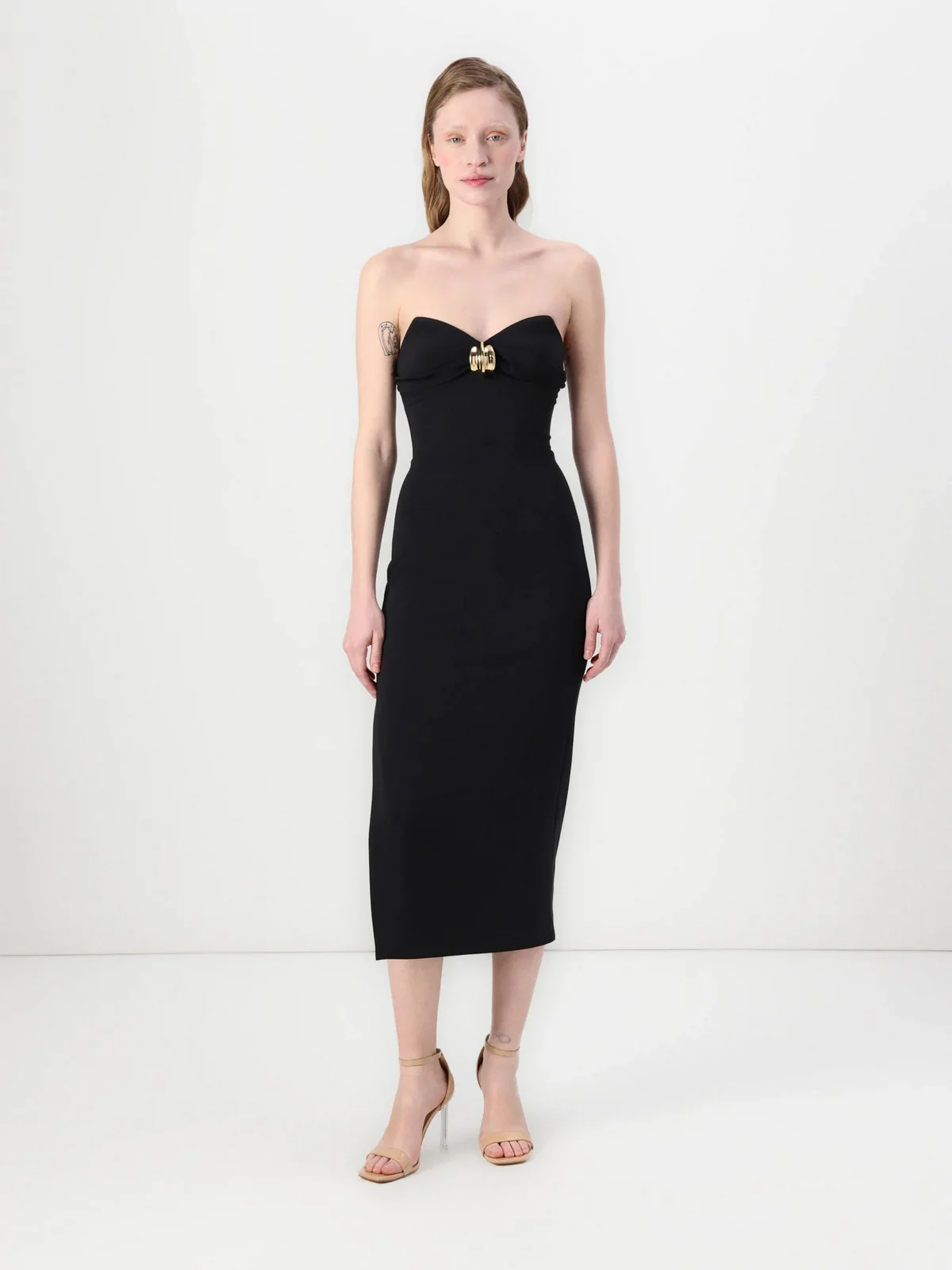 ELISABETTA FRANCHI Abito Donna  AB76951E2-110 Nero - Image 2