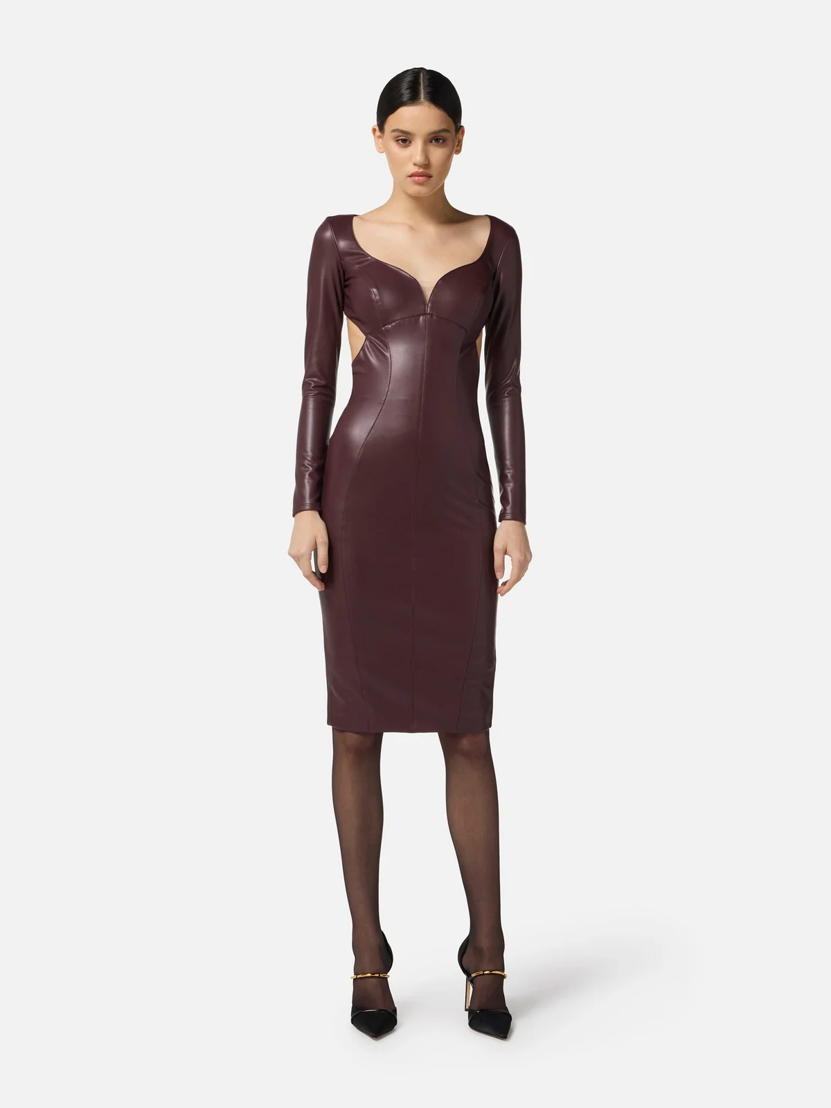 ELISABETTA FRANCHI Abito Donna  AB79557E2 EA4 MERLOT - Image 2
