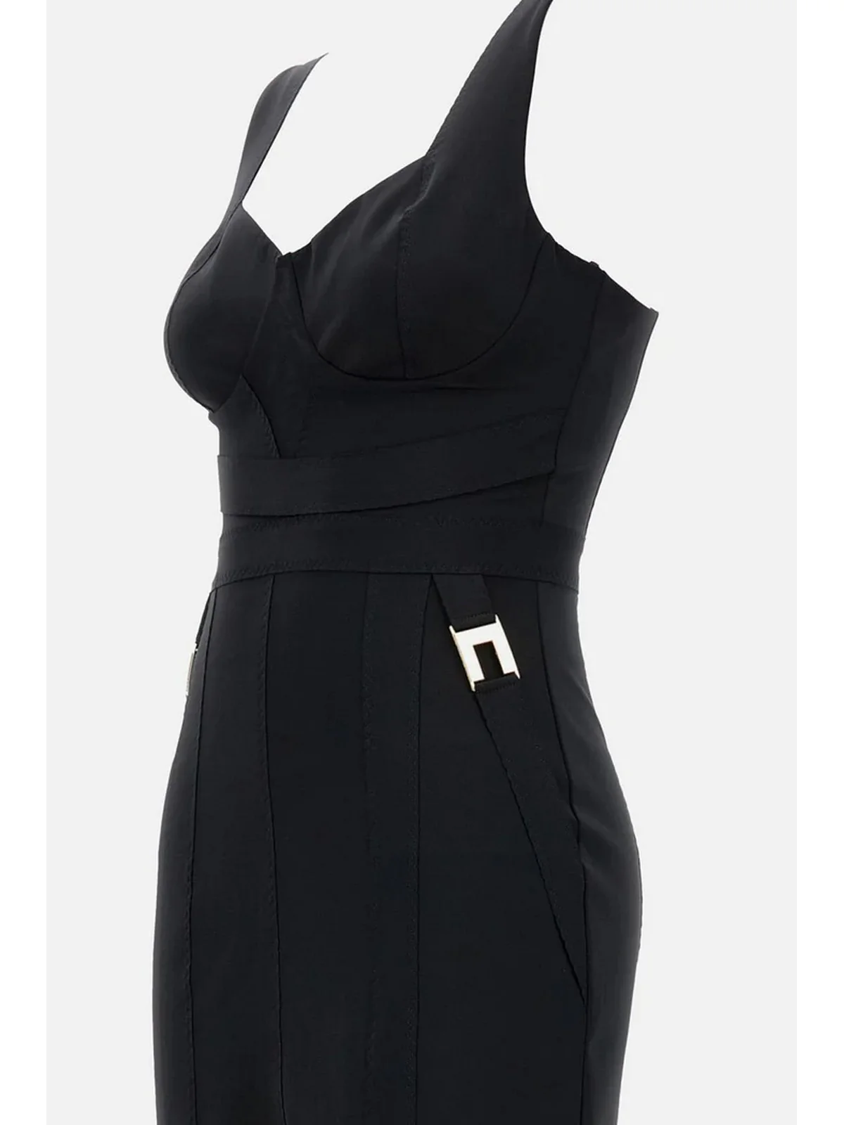 ELISABETTA FRANCHI Abito Donna  AB81056E2 110 Nero - Image 3