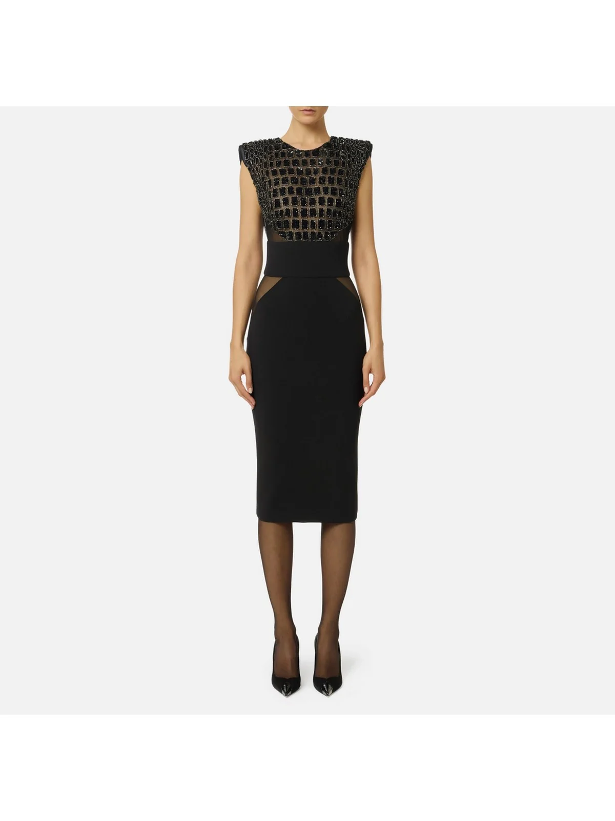 ELISABETTA FRANCHI Abito Donna  AB83457E2 110 Nero - Image 2