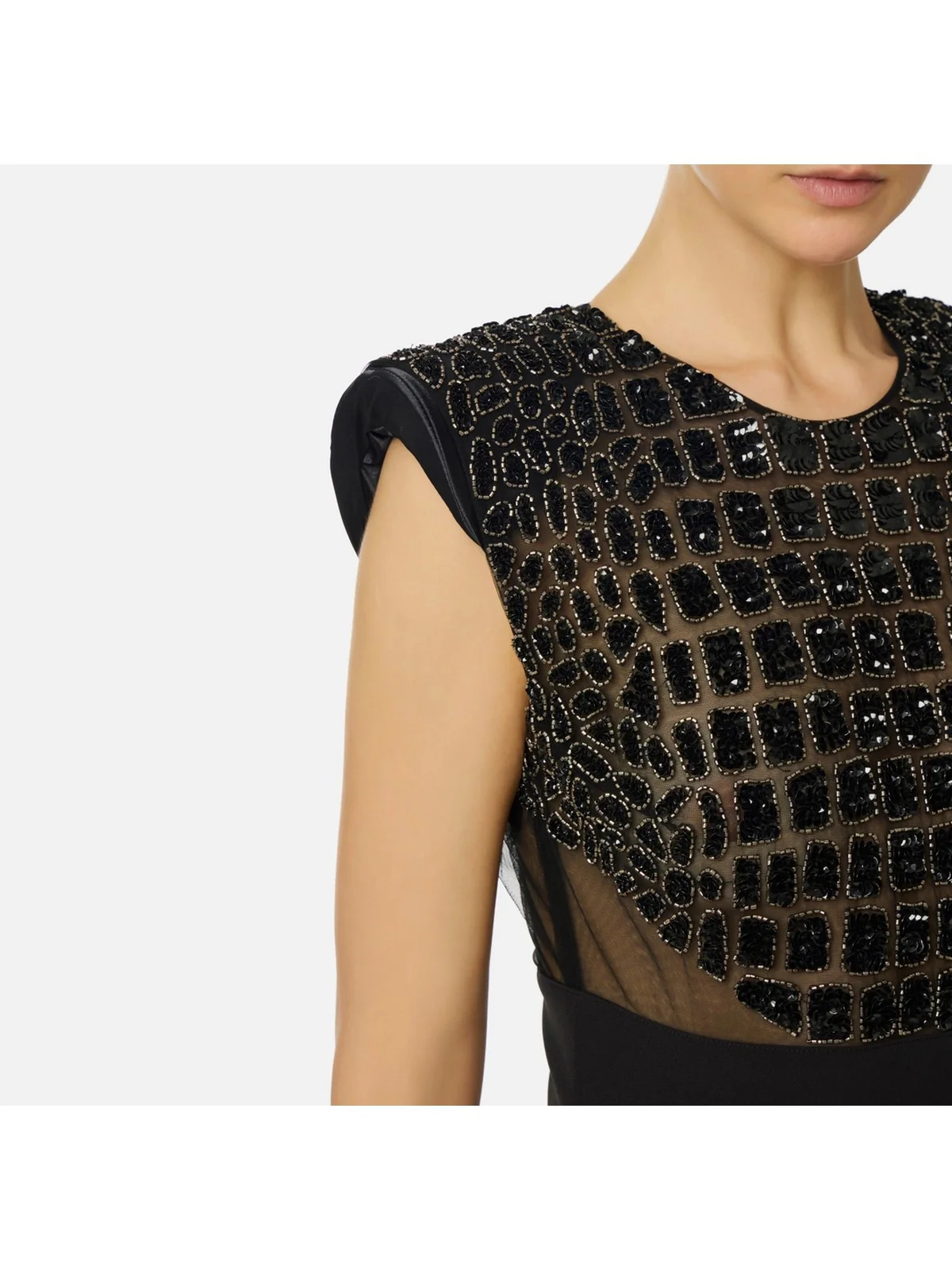ELISABETTA FRANCHI Abito Donna  AB83457E2 110 Nero - Image 3