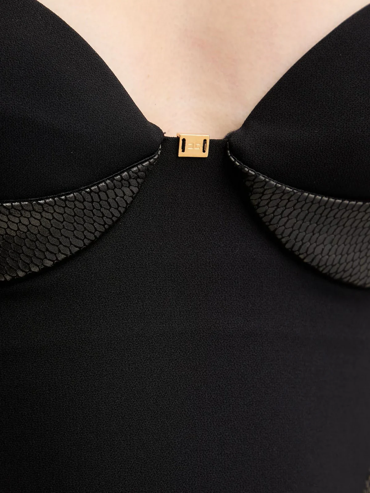 ELISABETTA FRANCHI Abito Donna  AB83857E2 110 Nero - Image 4