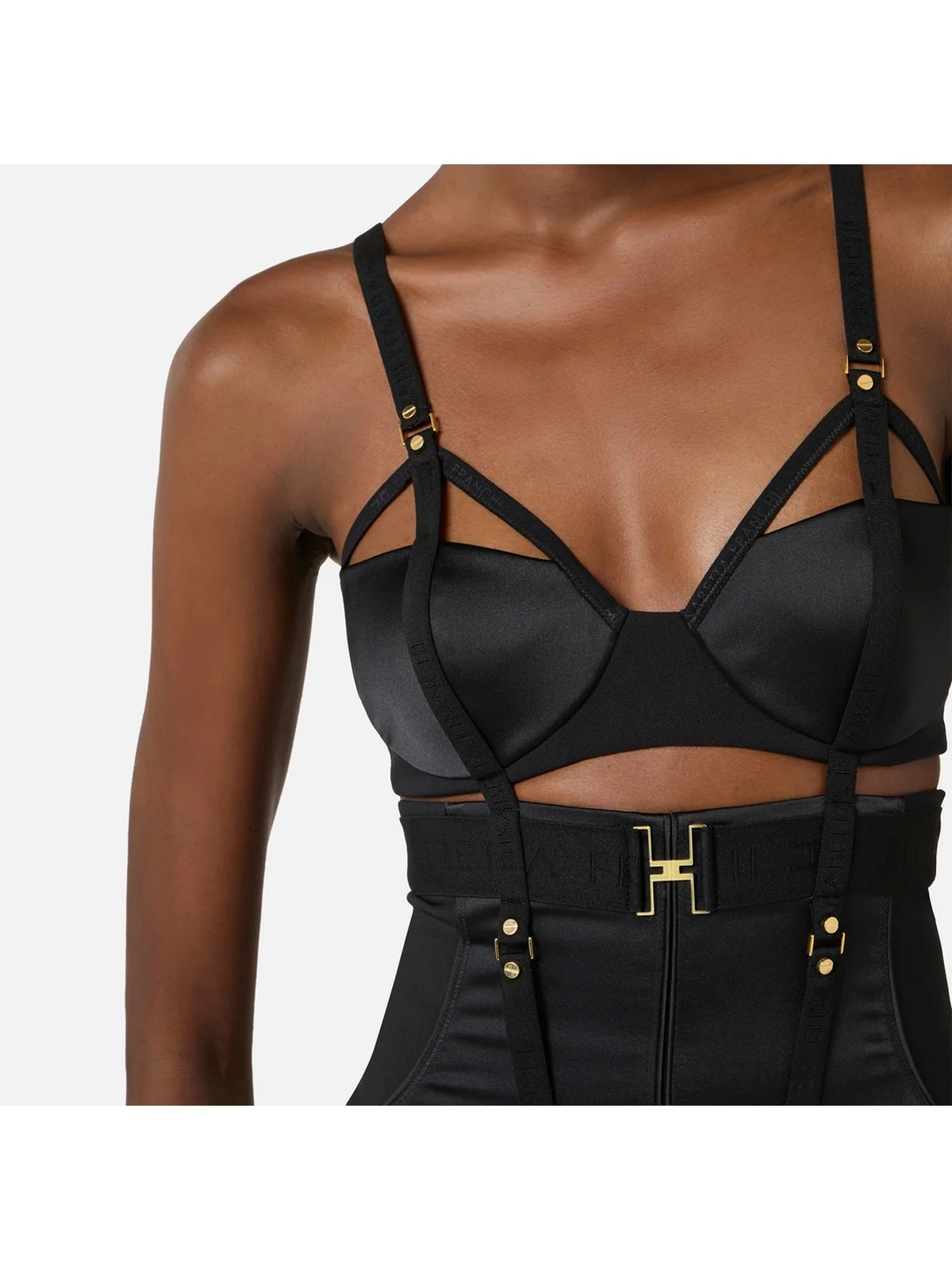ELISABETTA FRANCHI Abito Donna  AB88162E2 110 Nero - Image 3