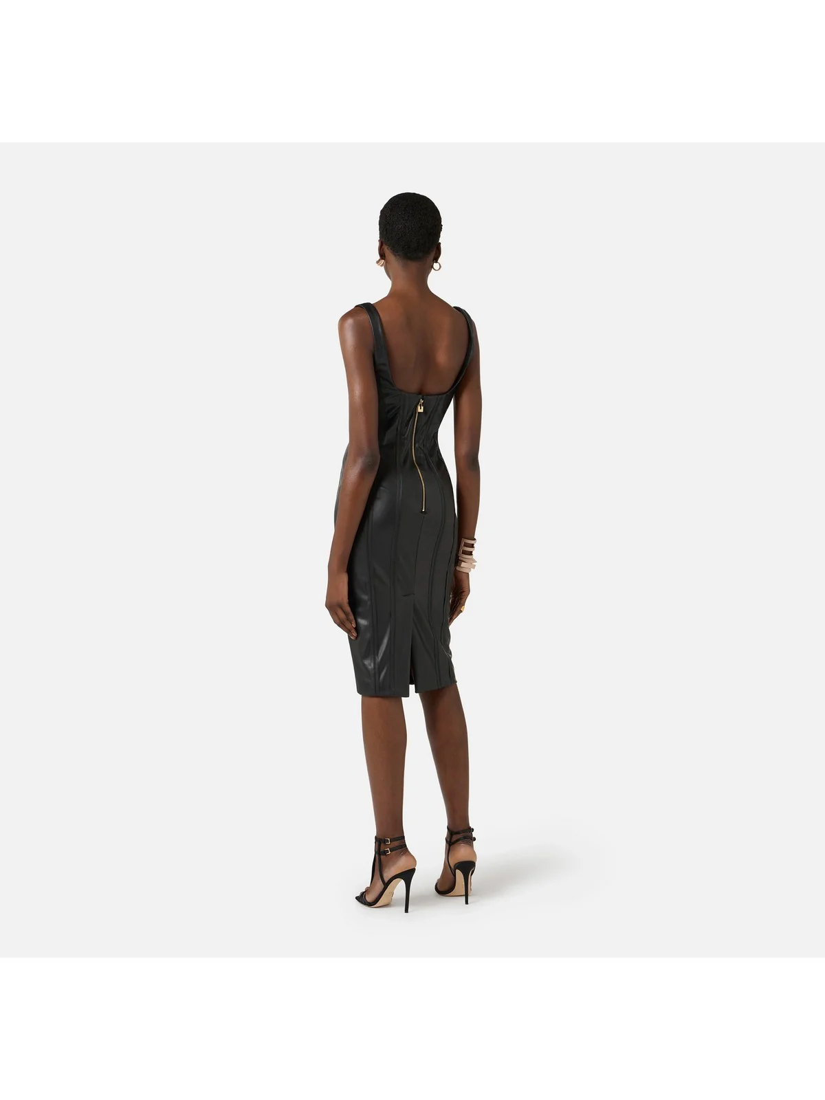 ELISABETTA FRANCHI Abito Donna  AB88961E2 110 Nero - Image 4