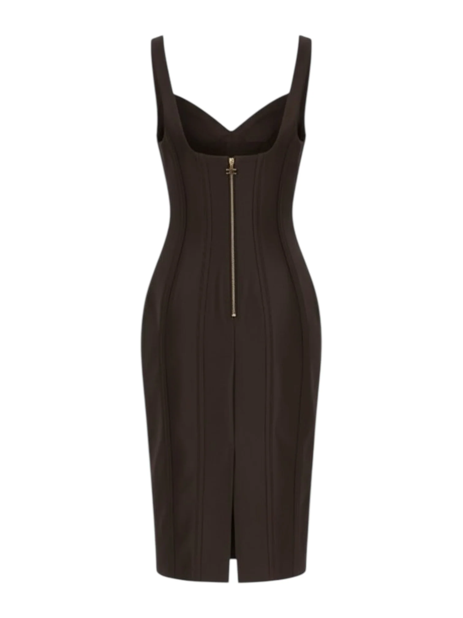 ELISABETTA FRANCHI Abito Donna  AB88961E2 644 CACAO - Image 2