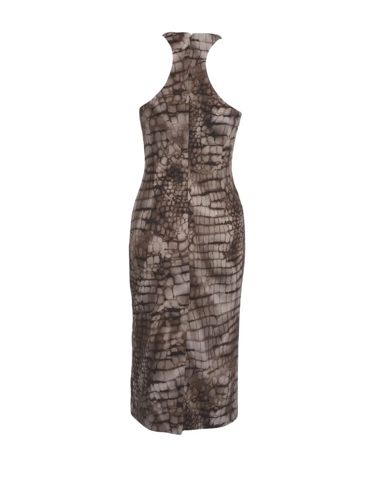 ELISABETTA FRANCHI Abito Donna  AB89161E2 644 CACAO - Image 2