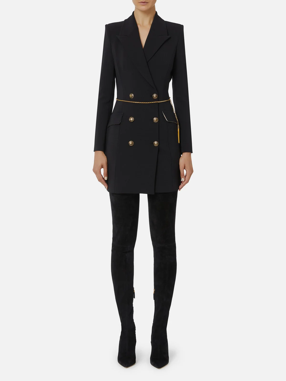ELISABETTA FRANCHI Abito Donna  AB89657E2 110 Nero - Image 2