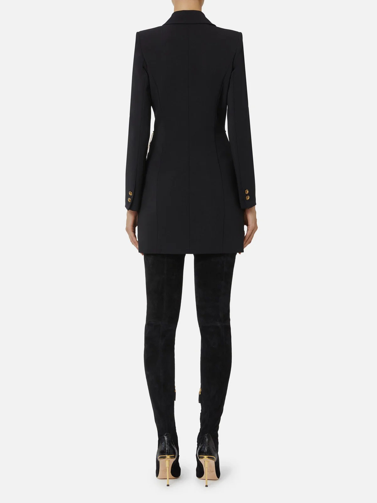 ELISABETTA FRANCHI Abito Donna  AB89657E2 110 Nero - Image 4