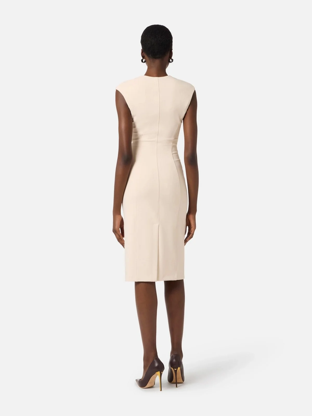 ELISABETTA FRANCHI Abito Donna  AB90061E2 193 BURRO - Image 2