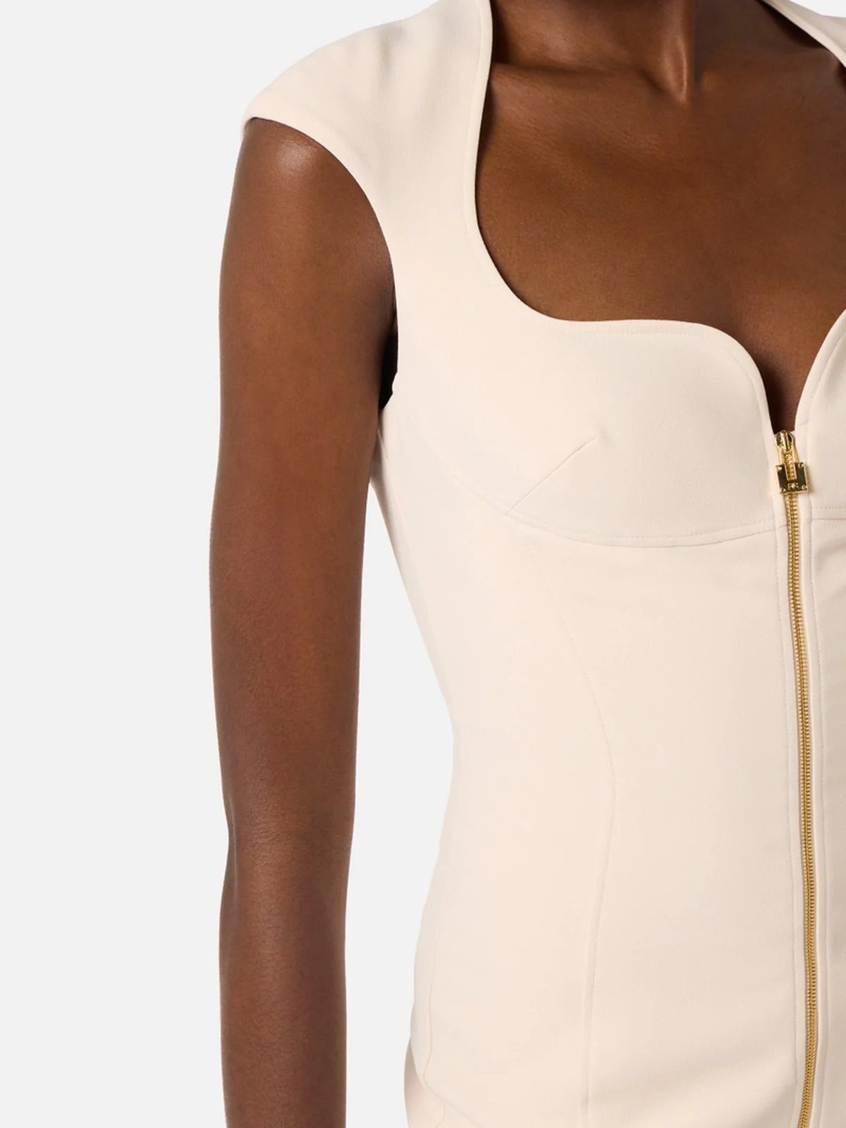 ELISABETTA FRANCHI Abito Donna  AB90061E2 193 BURRO - Image 3