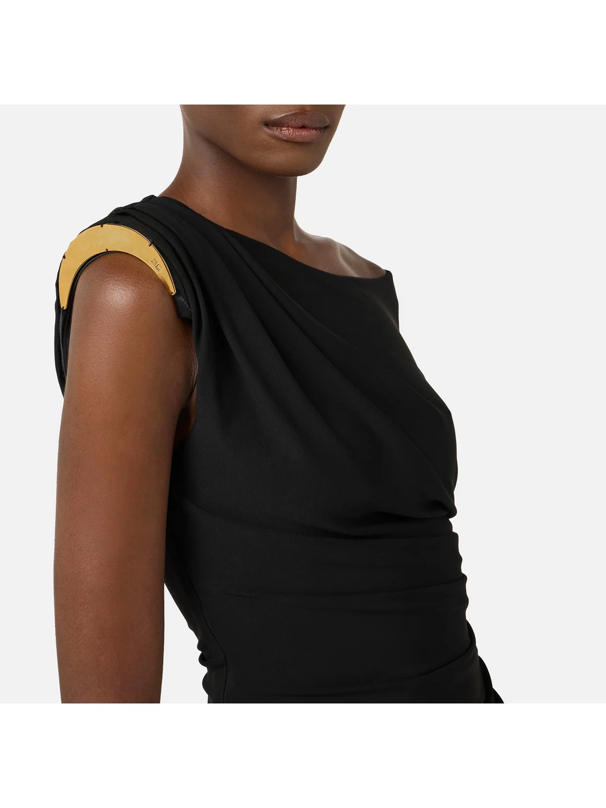 ELISABETTA FRANCHI Abito Donna  AB90661E2 110 Nero - Image 3
