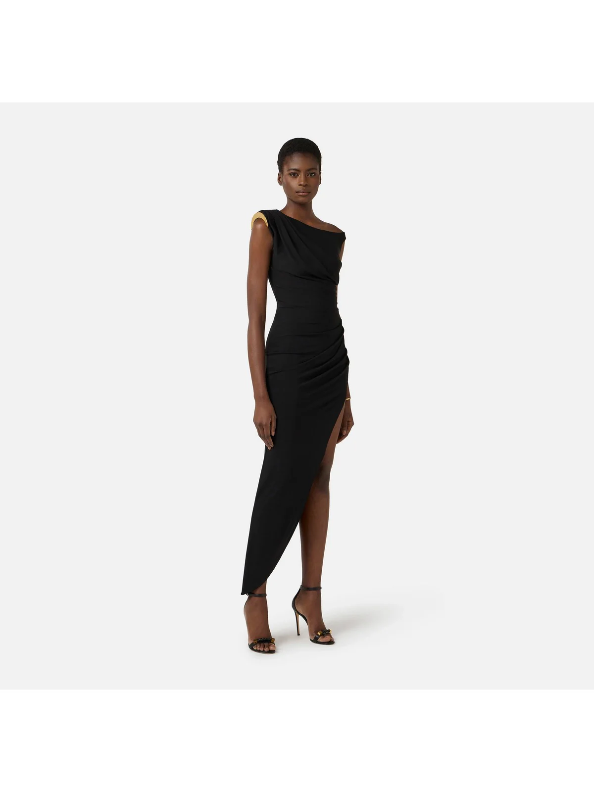 ELISABETTA FRANCHI Abito Donna  AB90661E2 110 Nero - Image 4